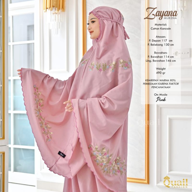 Zayana Mukena Bordir QuaiL Hijab