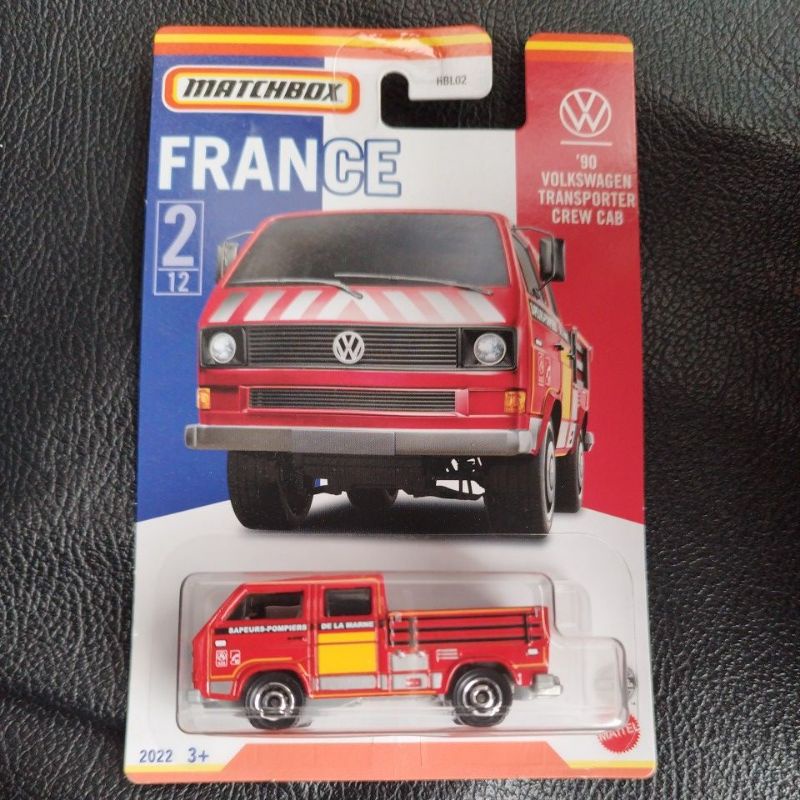 Matchbox France 90 Volkswagen Transporter Crew Cab