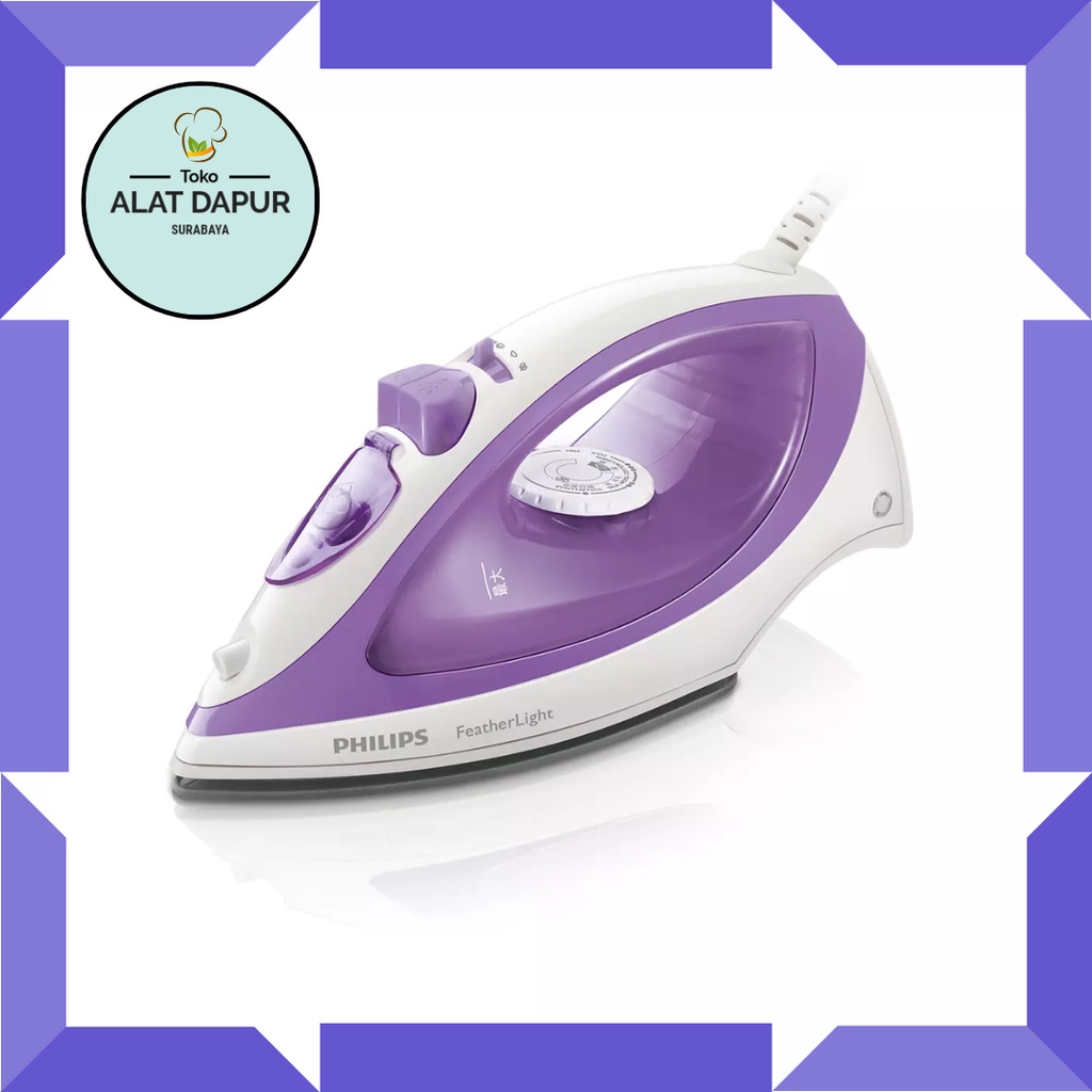 Setrika Philips GC1418 Steam Iron  Feather Light GC 1418