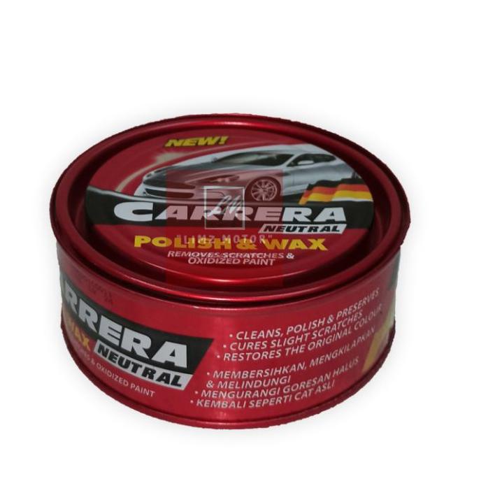 Depan1 Krim Pengkilap Mobil Carrera Neutral Polish & Wax