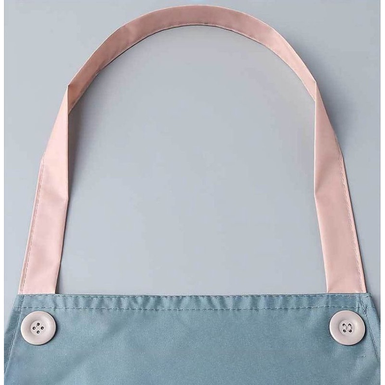 Celemek Dapur Anti Minyak WaterProof Pocket Apron