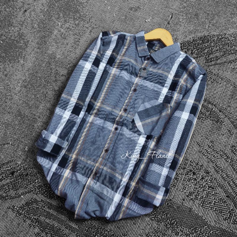 kemeja abu abu / flanel abu / flanel shirt abu / kemeja pria flanel abu / Jackbrown flanel / kemeja 