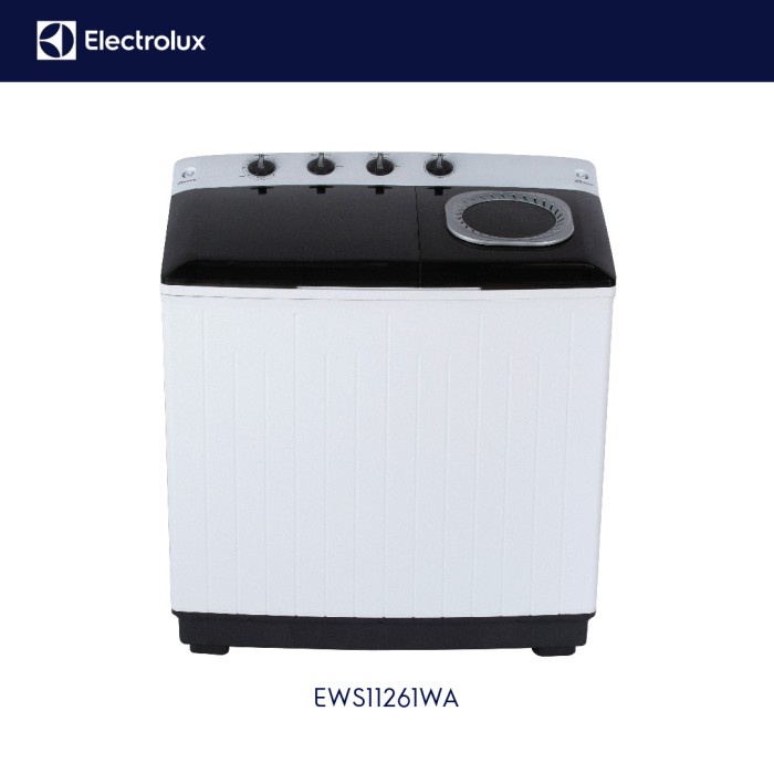 ✿ BISA COD✿ Electrolux Mesin Cuci 2 Tabung EWS11261WA Garansi Resmi