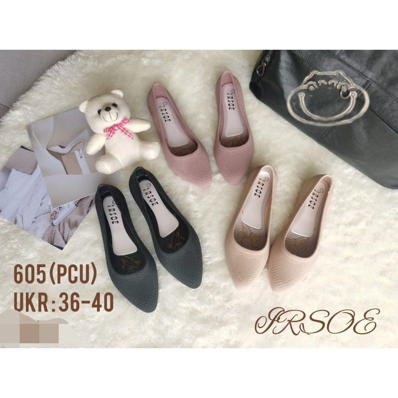 Sepatu karet Jelly Wanita Import original balet  Irsoe