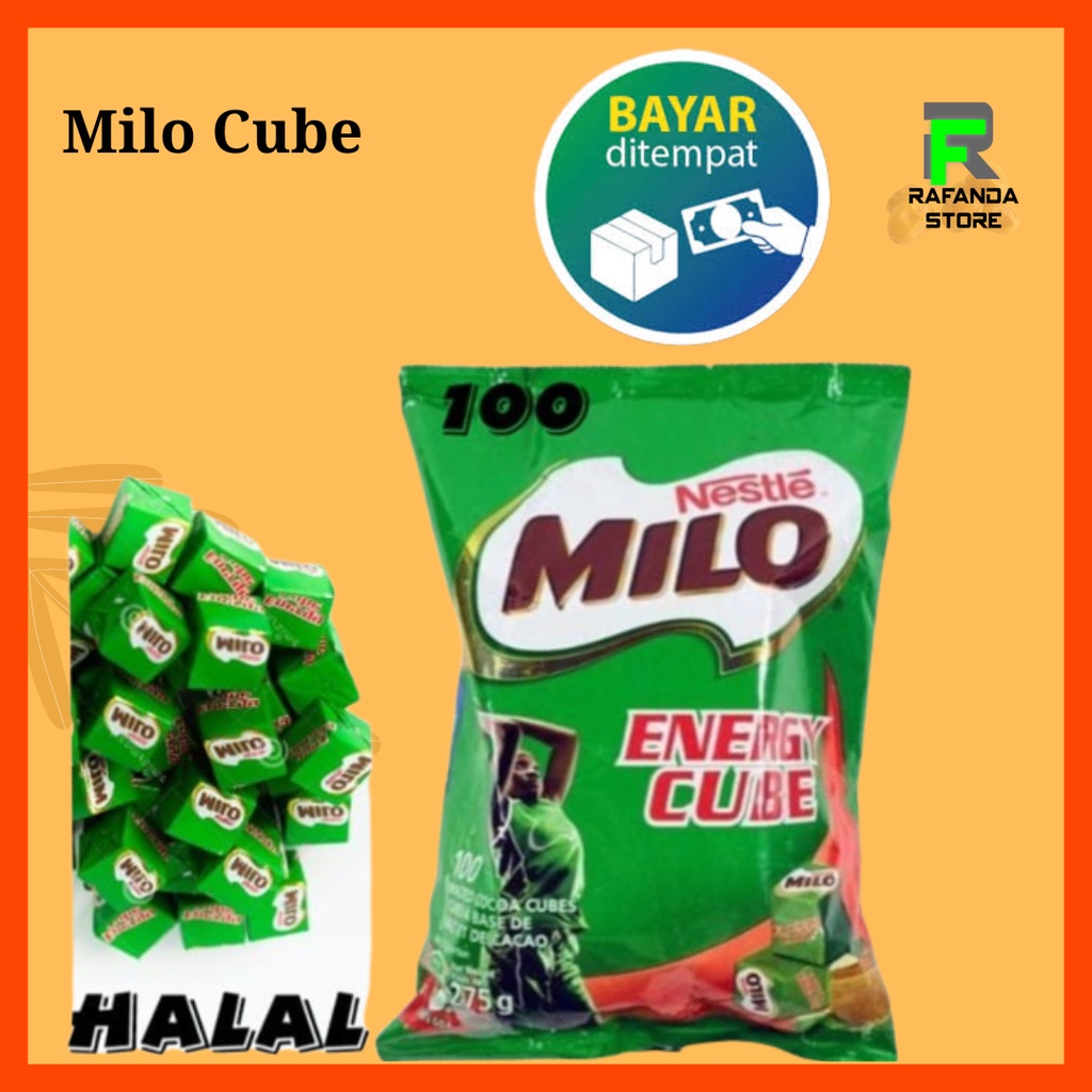 Milo Energy Cube 100 Cubes Halal