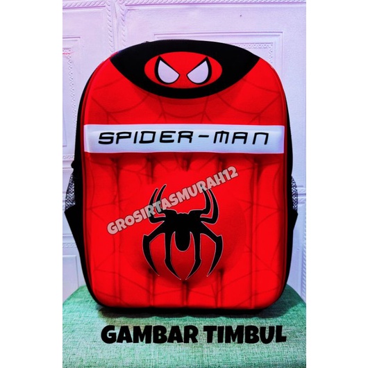 TAS Timbul TERMURAH Ransel Sekolah TK  Anak Laki Laki Motif 3D Timbul