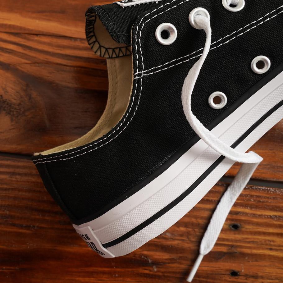 Sepatu Sekolah !! sepatu Allstar Classic Low Sepatu Sneakers Alstar Convers Pendek Warna Hitam Bahan Canvas