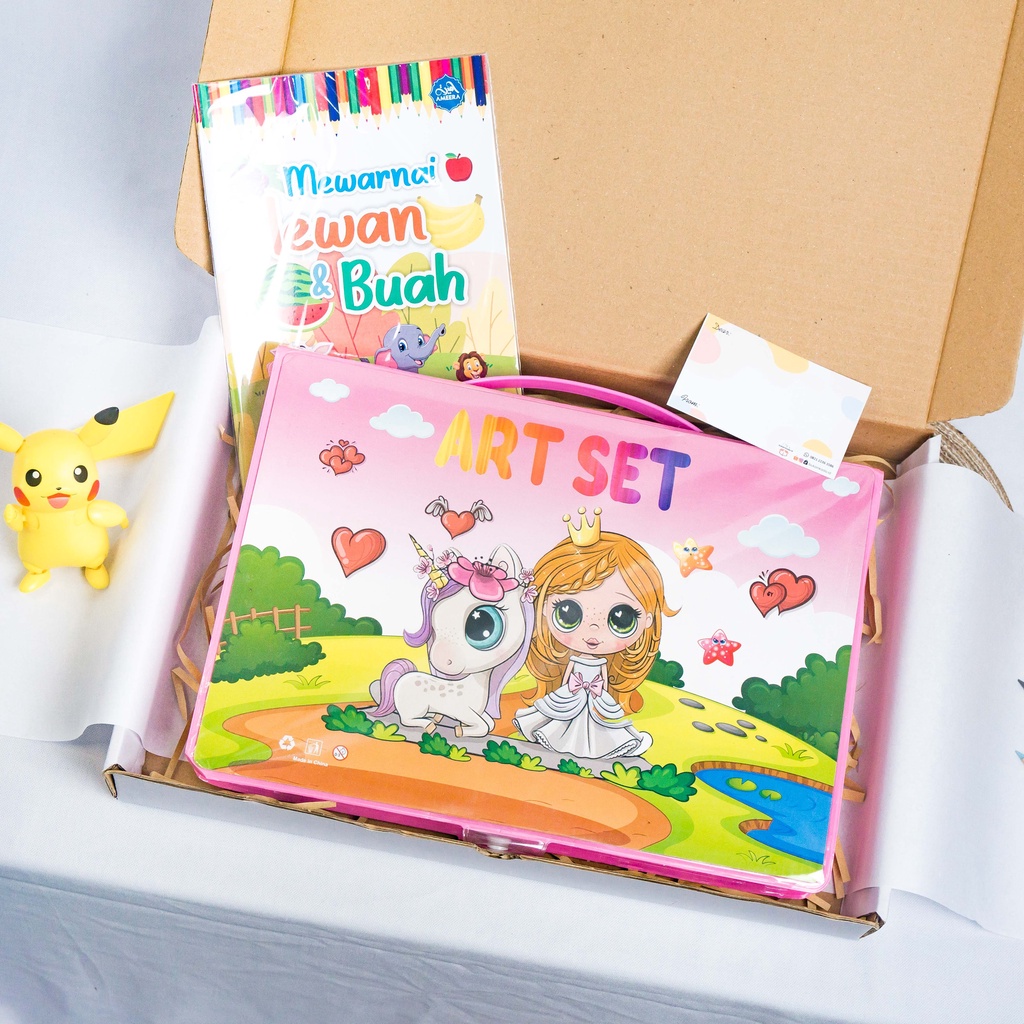 

Kado Crayon Art Set 86 Pcs Anak Balita - Hampers Hadiah Ulang Tahun Naik Kelas Gift Set Lukis Krayon Pensil Warna Oil Pastel