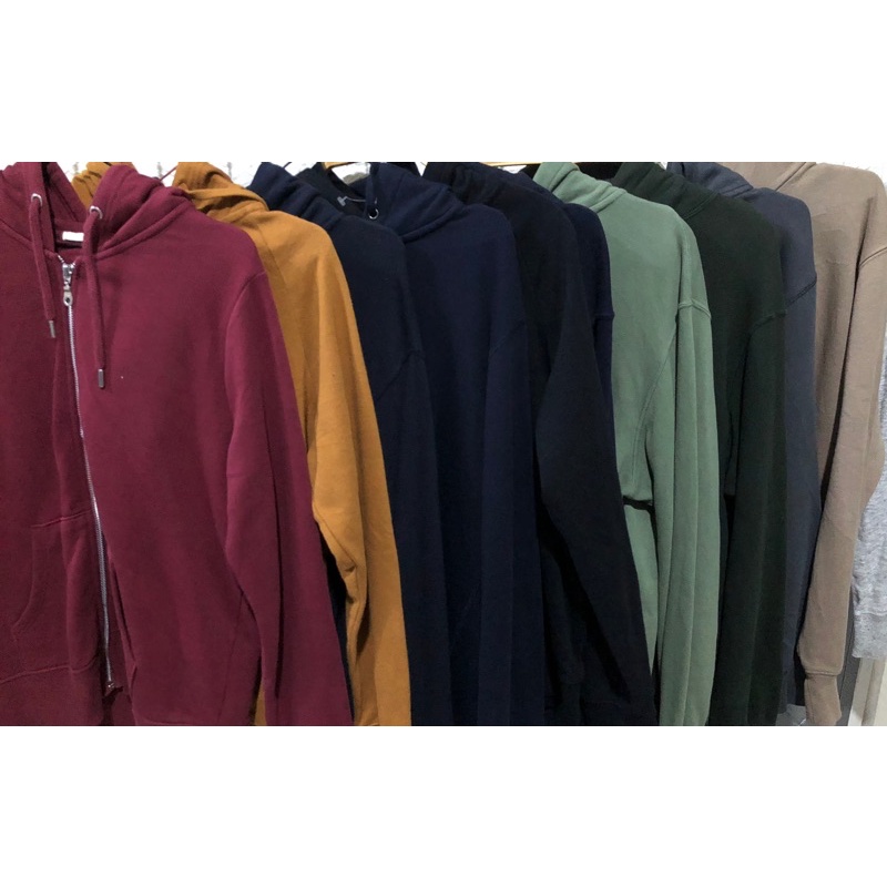 borongan hoodie second uniqlo