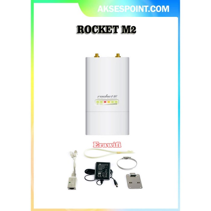 Produk Terbaru Ubiquiti Ubiquity Ubnt Rocket M2, Rocketm2, Roket M2 Roketm2 28 Dbm