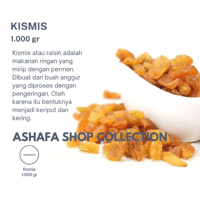 

OLEH-OLEH HAJI DAN UMROH KISMIS JUMBO GOLDEN 1 KG RAISIN PALING MURAH