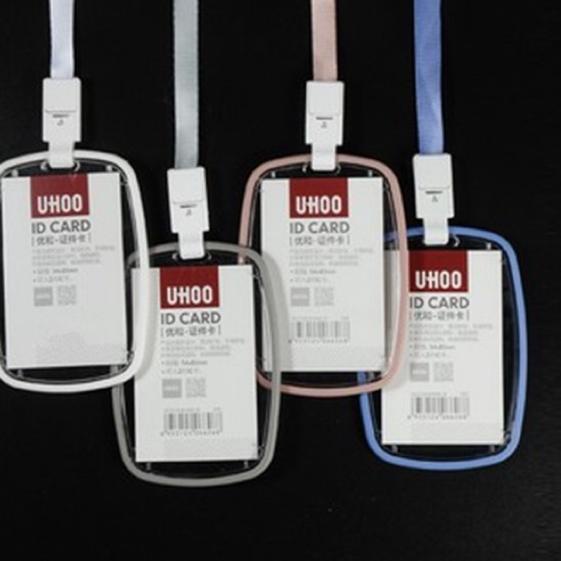 

Hot 바 Tempat Kartu Unik / ID Card Holder Motif Polos For Kartu MRT Lux 8th