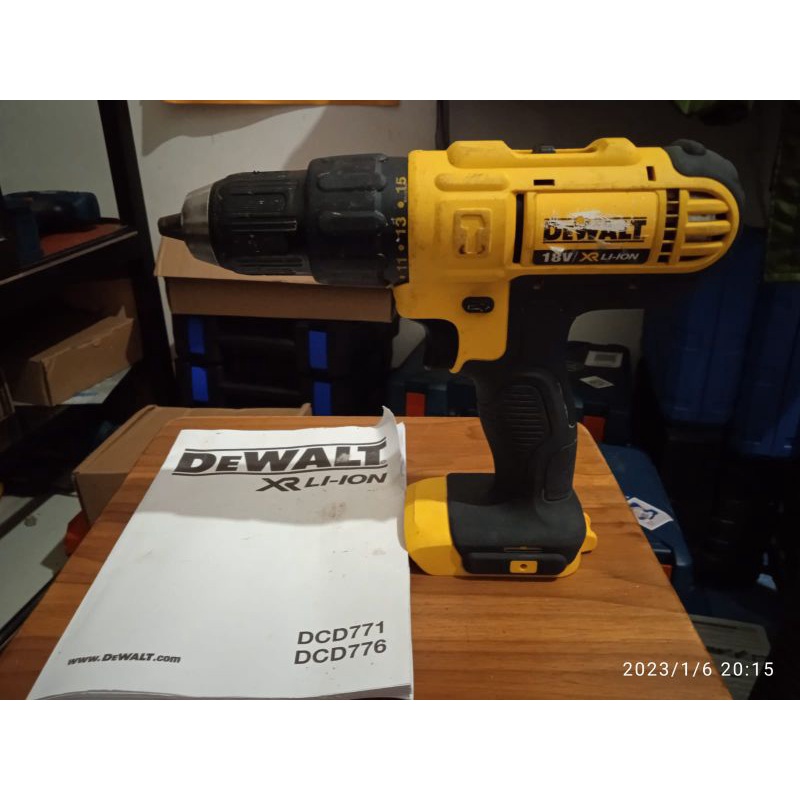 DEWALT DCD 776 Mesin Bor Cordless Impact Drill 18V