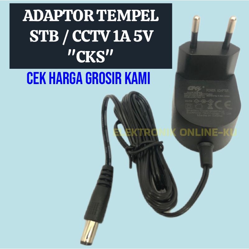 ADAPTOR TEMPEL STB / CCTV 1A 5V CKS