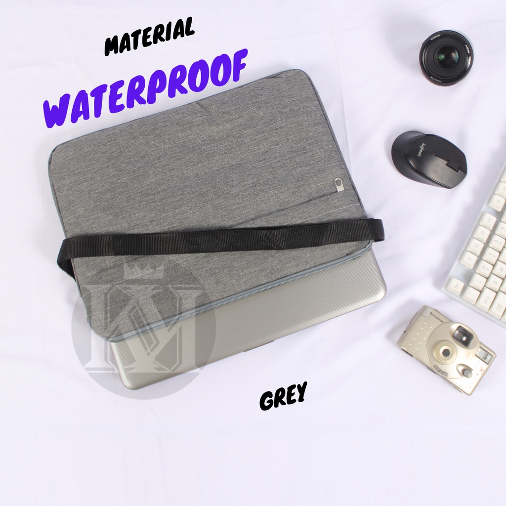 Tas Laptop 14 Inch / Tas Laptop 13,3 Inch / Tas Laptop 12 Inch / Laptop Sleeve / case laptop / Tas Laptop Selempang waterproof - Sliden-A