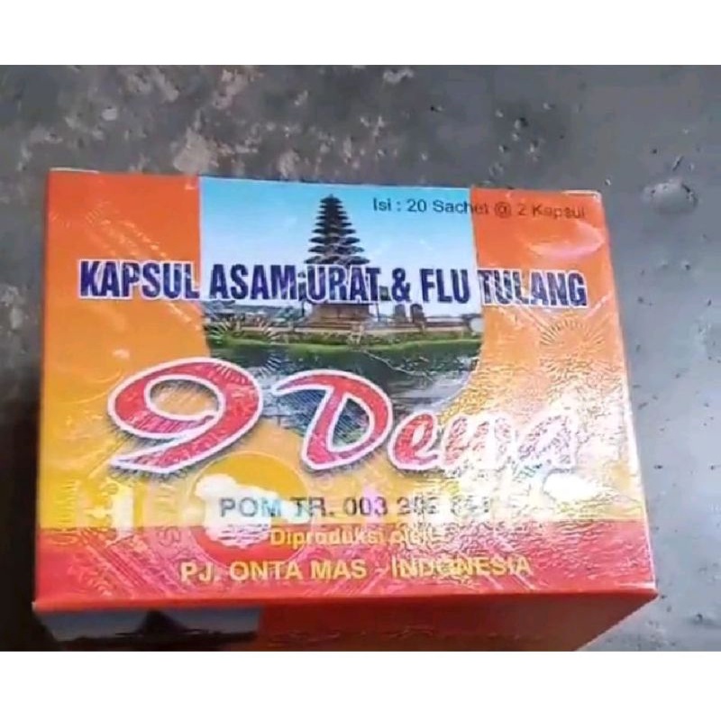 Kapsul 9 Dewa Original Asam Urat