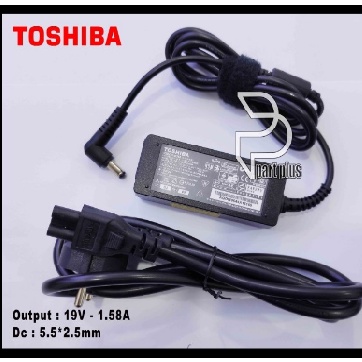 Adaptor laptop toshiba 19V 1.58A dc 5.5 x 2.5mm