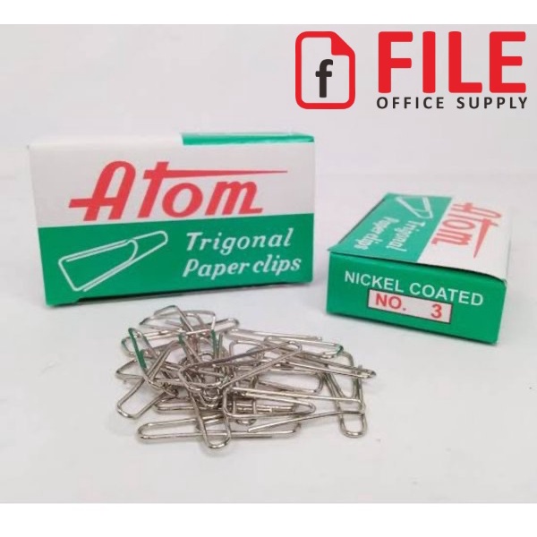 

Paper Clip / Klip Kertas Atom no.3 (1 dus kecil)