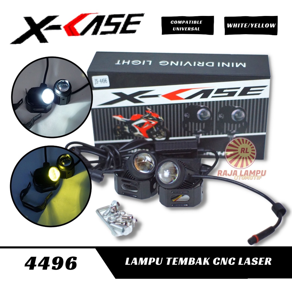 LASER GUN LED SEPASANG 30Watt Putih Mini 30W Laser Gun Spotlight Motor Mobil