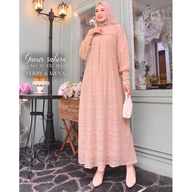 READY GAMIS SAHIRA/DRESS SAHARI/GAMIS MALIKA/GAMIS KONDANGAN