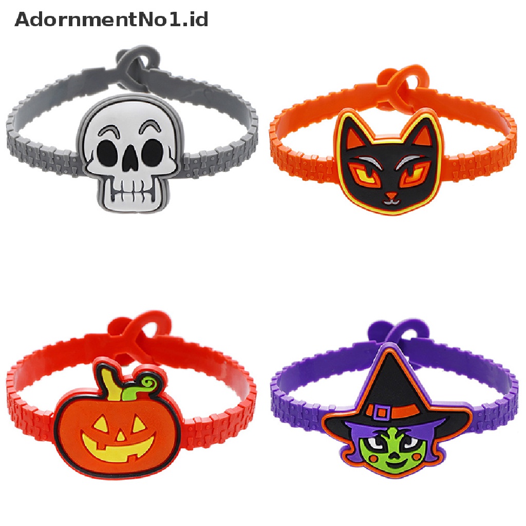 [AdornmentNo1] The Nightmare Before Christmas Gelang Silikon Olahraga Gelang Karet Bangles [ID]