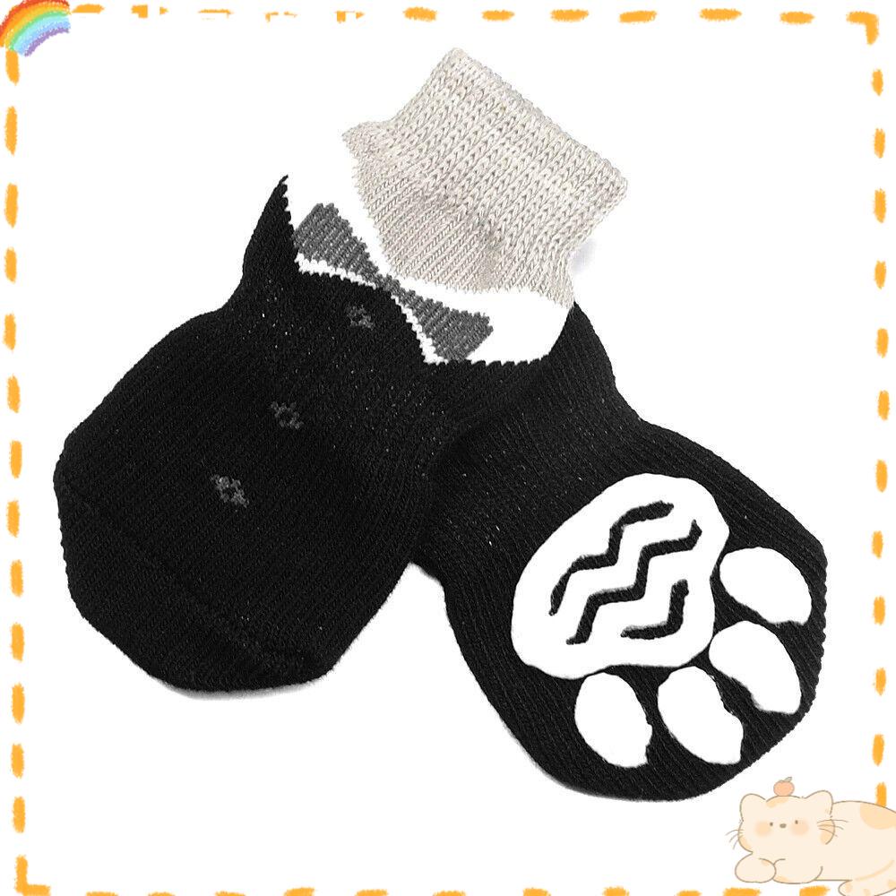 Solighter Sepatu Anjing Kucing Kaus Kaki Anjing Rajut Anti Slip Perlengkapan Anjing Puppy Socks