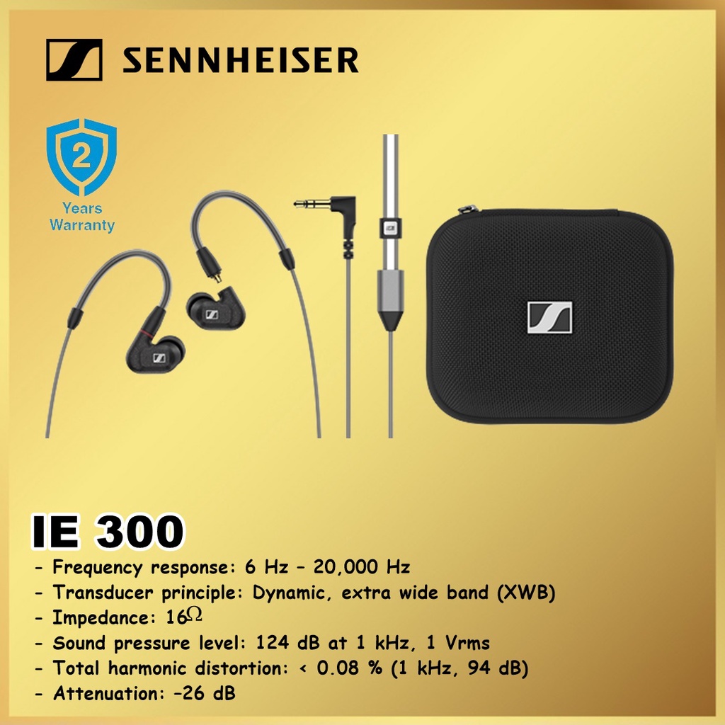 Sennheiser IE 300 High End In-Ear Headphone Headset Earphone IE300