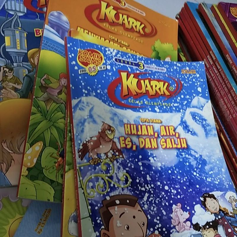 MAJALAH KOMIK PENGETAHUAN ALAM ANAK KUARK LEVEL 1 2 SD KELAS 1 2 3 4 5 6
