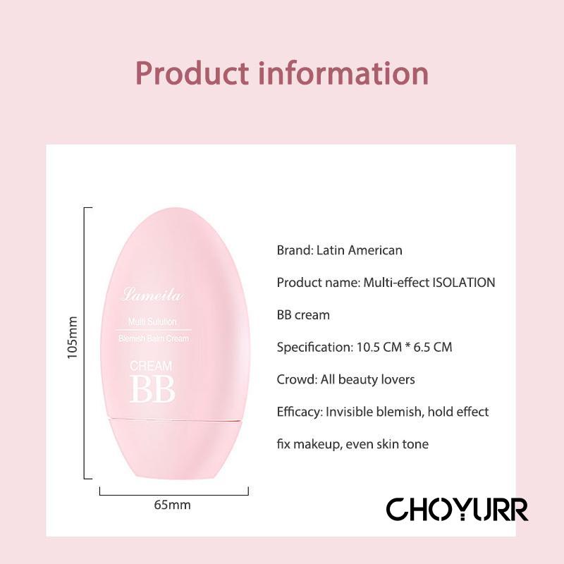 【COD】BB Cream Pink Egg Super Moisturizing Liquid Foundation Makeup Base Perfect Repair Clarity Beauty Pelembab Kontrol Minyak Conceale-CH