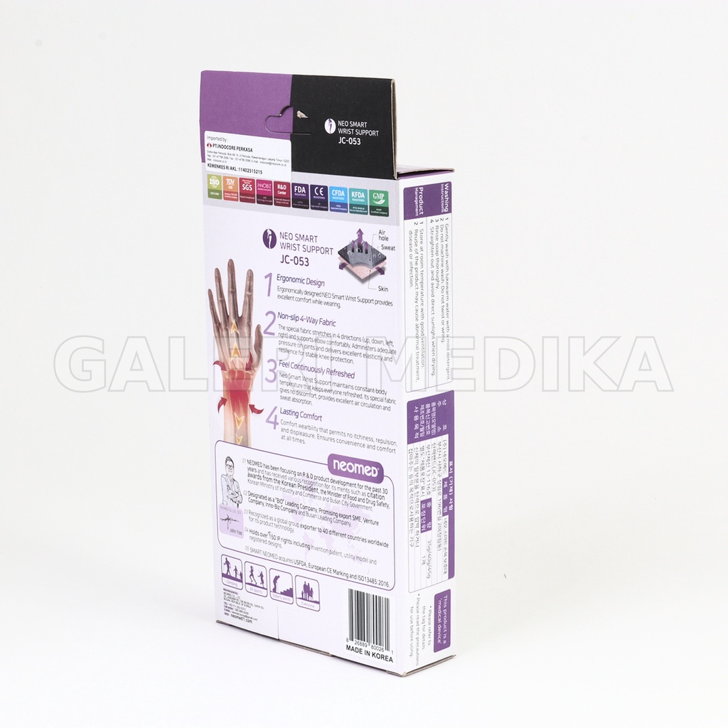 Neomed Neo Wrist Smart JC-053 - Support Pergelangan Tangan / Wrist Support Neomed JC-053