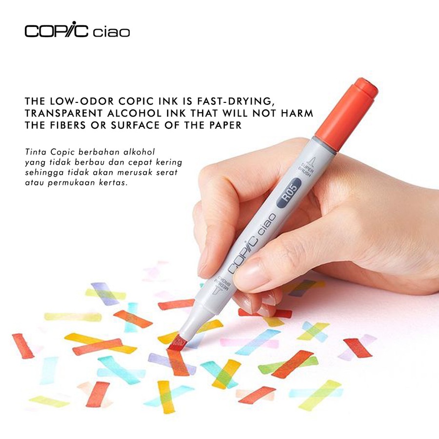 Copic Ciao Marker R (Red) Series CCM/R - Satuan