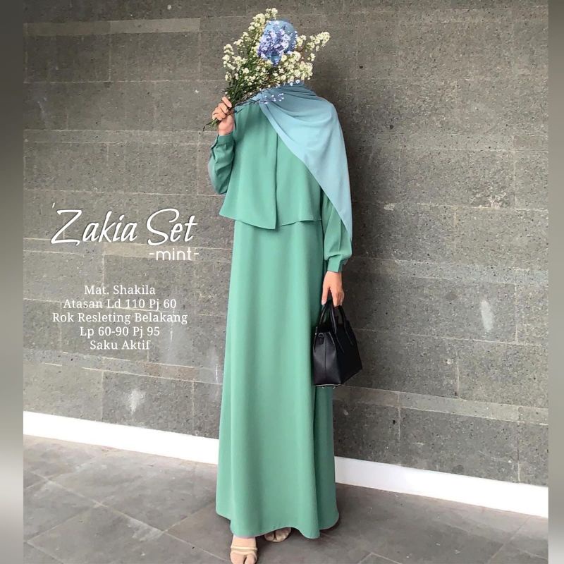 ZAKIA SETELAN BAJU WANITA TERBARU
