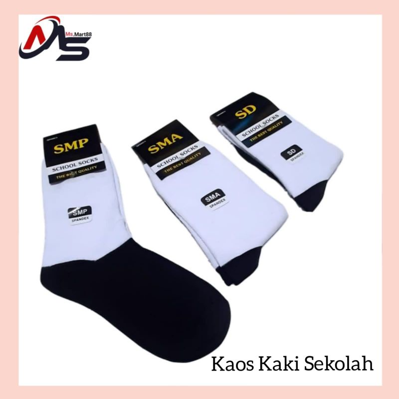 Kaos Kaki Sekolah / Kaos Kaki Sekolah SD / SMP / SMA