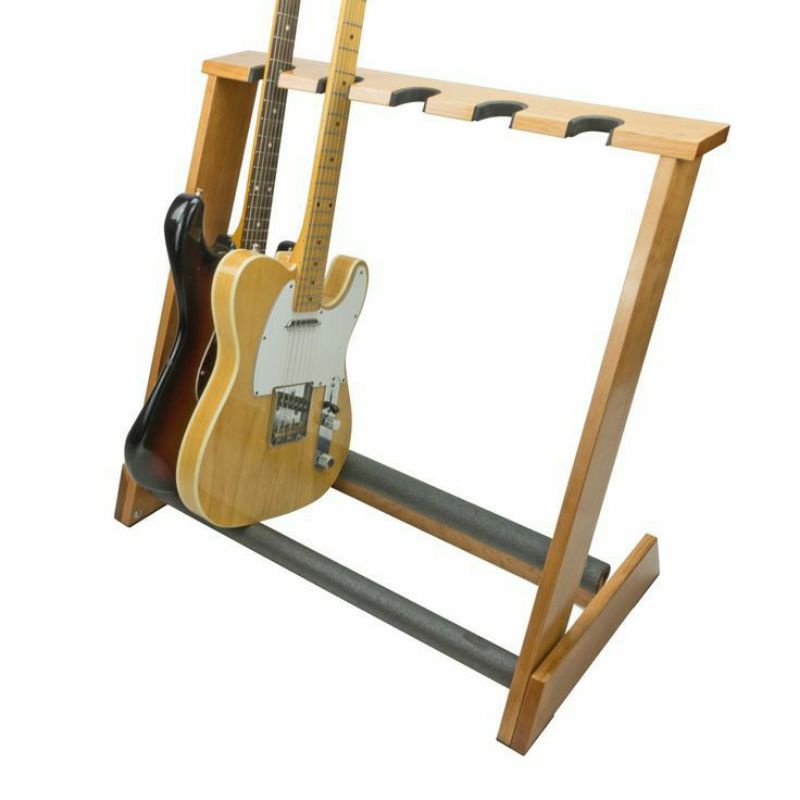stand gitar kayu