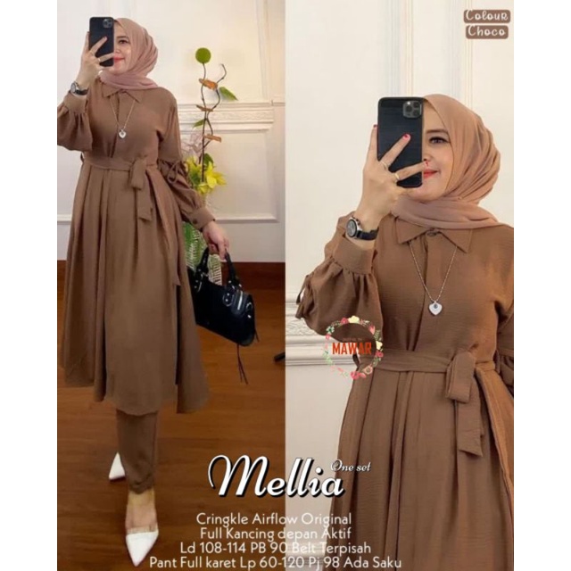 MELLIA SETELAN BAJU WANITA TERBARU