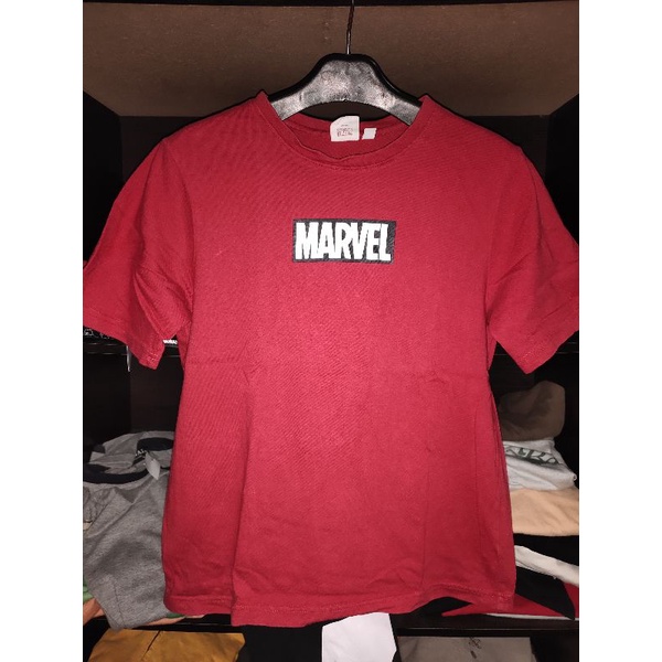 kaos marvel anak preloved