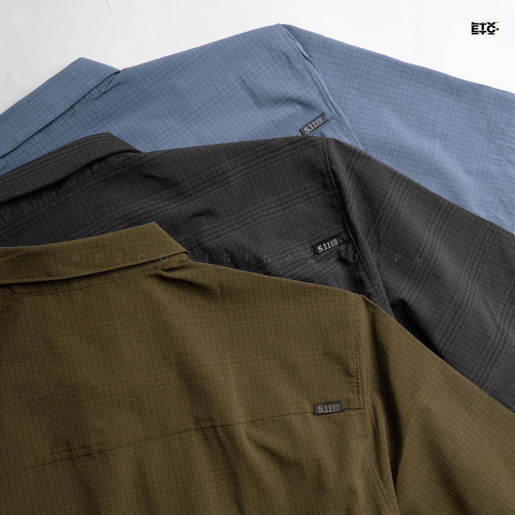 5.11 TCTCL Men's Ellis &amp; Marksman 50+ UPF 2 Pocket Short Sleeve Shirt