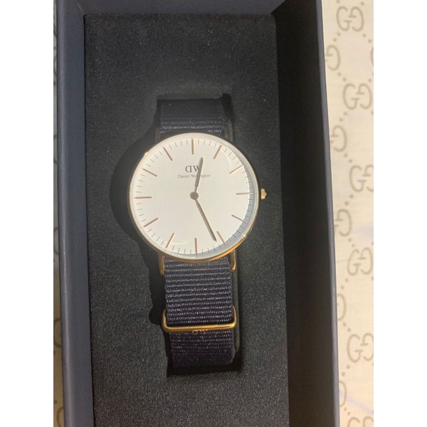 Daniel Wellington Classic Navy Cornwall Gold 36mm