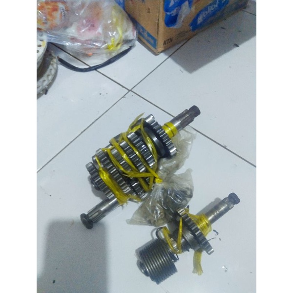 Rasio set trail hyosung Rx 125 monstrac 200 cakep buat suzuki thunder 125