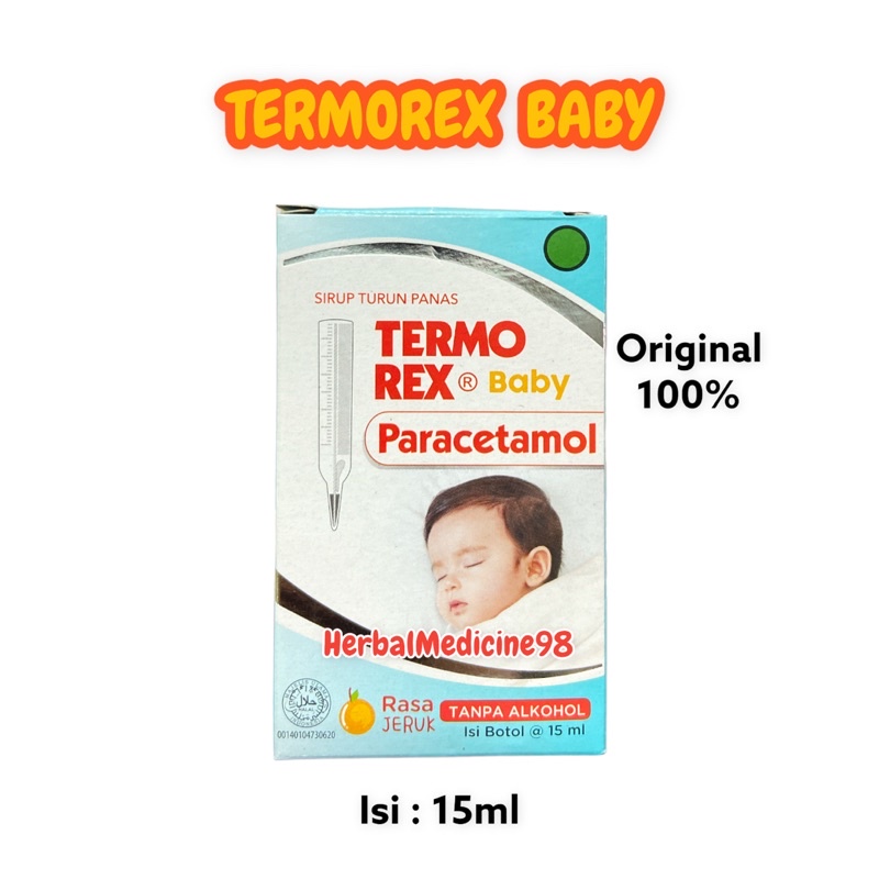 TERMOREX BABY PARACETAMOL - obat demam bayi