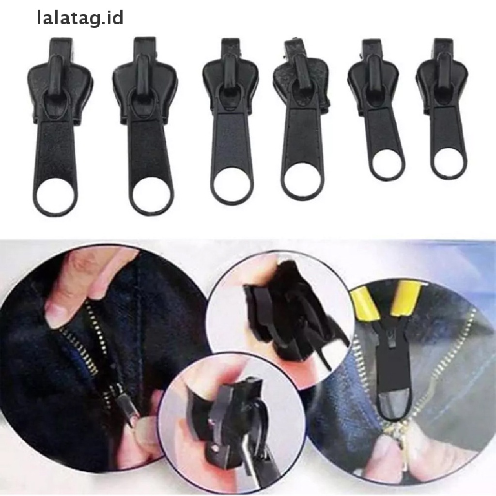 [lalatag] 6pcs Zipper Repair Kit Universal Instant Zipper Repair Pengganti Zipper [ID]