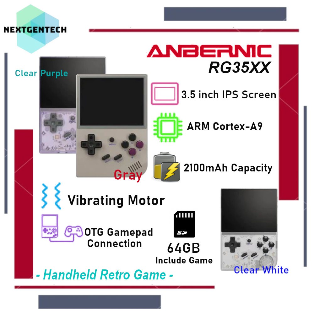 Anbernic RG35XX Retro Handheld Console Mini Portable Video Game System