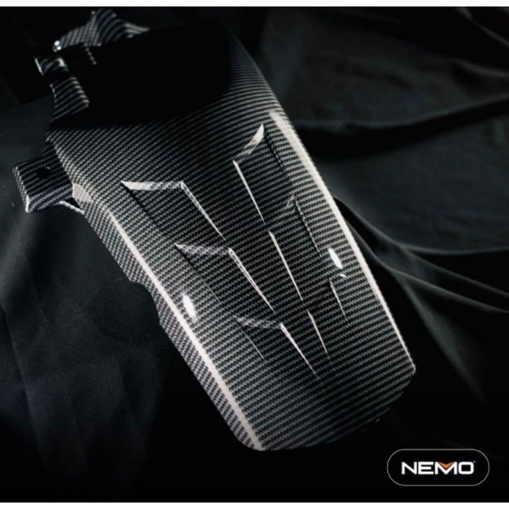 Spakbor Kolong Honda Vario 160 New Karbon Carbon Hitam Doff Original Nemo – Charmoto