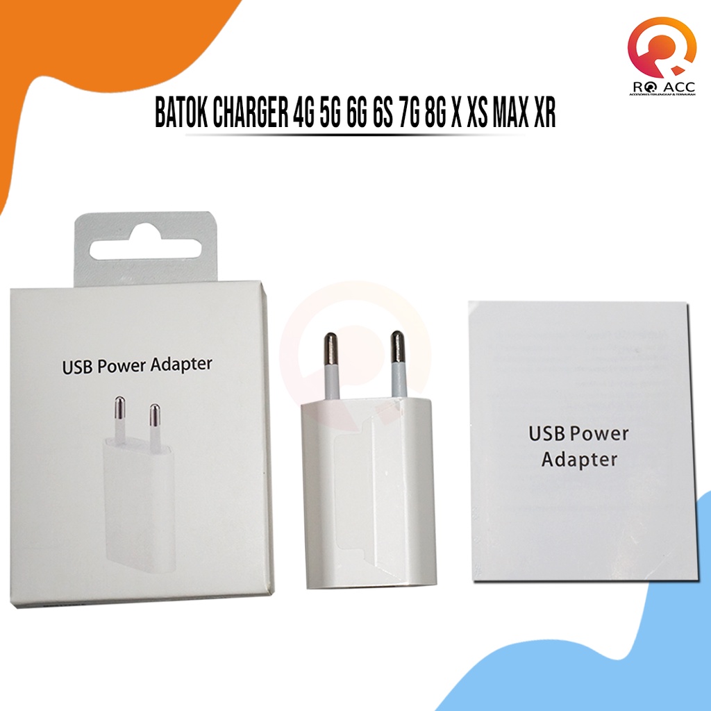 [RO ACC]ORI 99 BATOK / HEAD CHARGER 4G 5G 6G 6S 7G 8G X XS MAX XR PACK