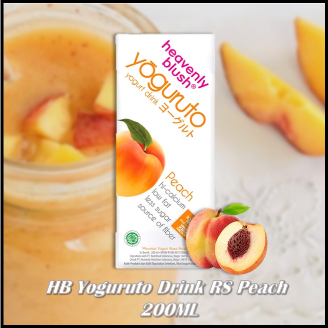 

Heavenly Blush Yoguruto Drink Peach 200GR