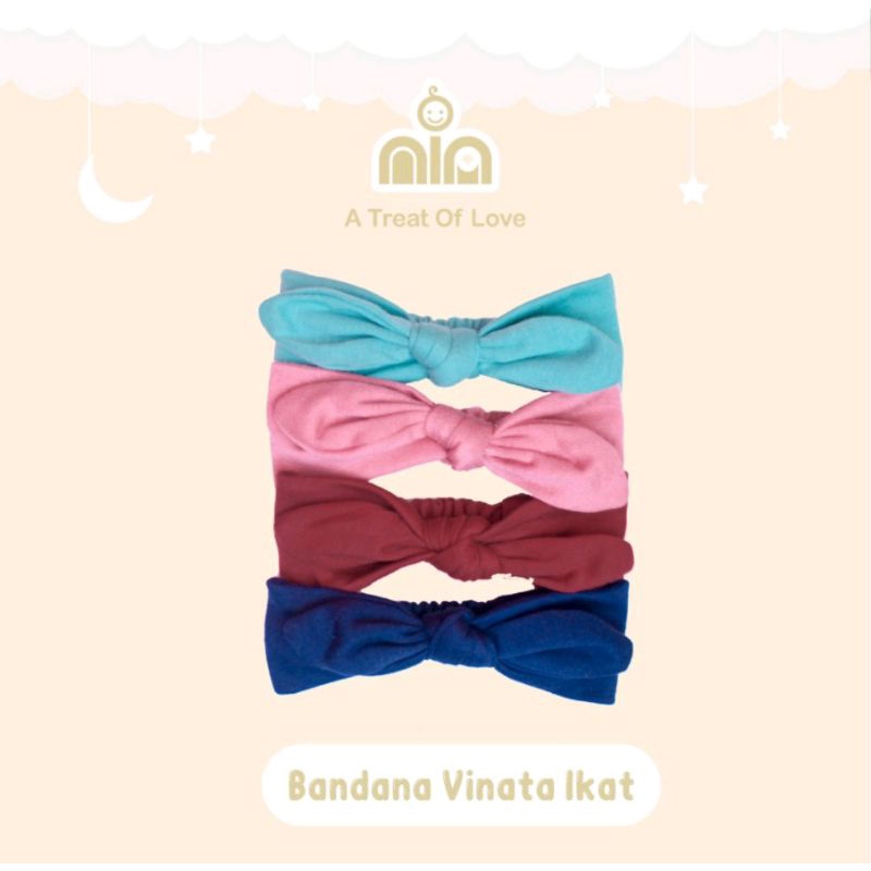 Vinata Headband Bandana Tali Ikat Bayi mulai bayi baru lahir