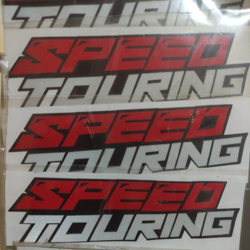 stiker speed touring