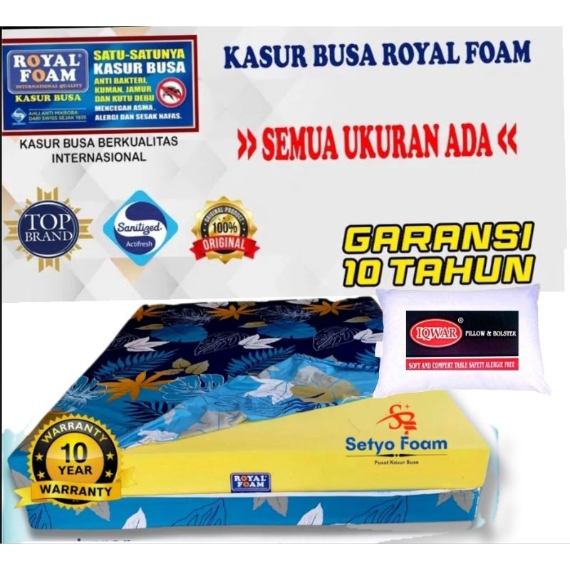 [200x160x20] Kasur Busa Royal No 2 Tebal 20 cm / Kasur Royal Foam Garansi 10 Thn / Kasur Murah Royal