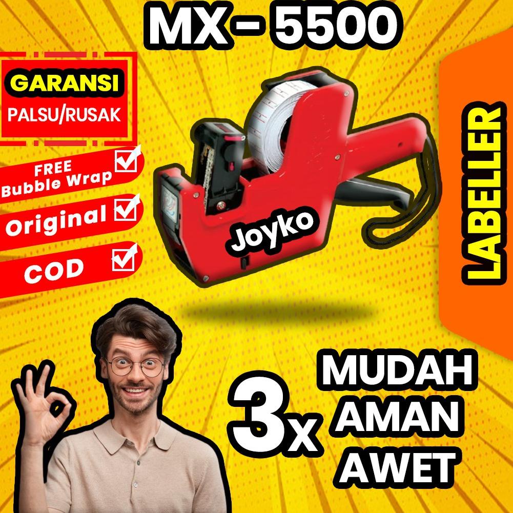 

N0PDV4592 Alat Mesin Label Harga Price Labeller Joyko MX-5500 1 Baris 8 Digit Mesin Label Harga expired COD