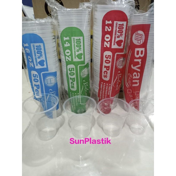 Jual Gelas Plastik Aqua Bening Bryan Sukawa Shopee Indonesia